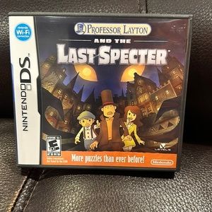 Nintendo DS Professor Layton and the Last Specter video game puzzle